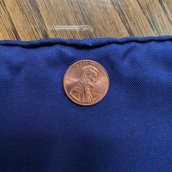 HERMES Ottomane Ceramique Blue Red 90 cm Silk Square Scarf w/ Box RARE - Picture 13 of 16